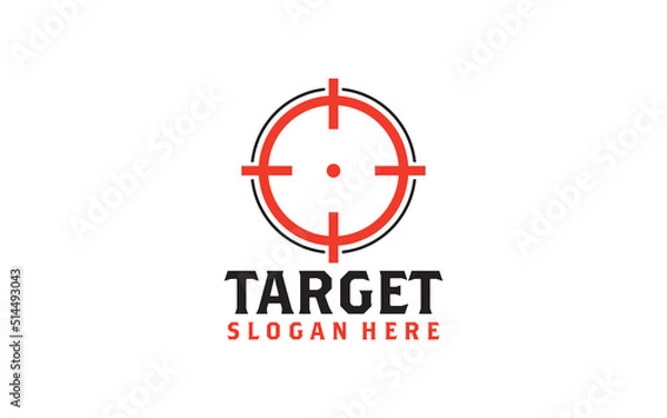 Fototapeta Target Focus Logo Design Template