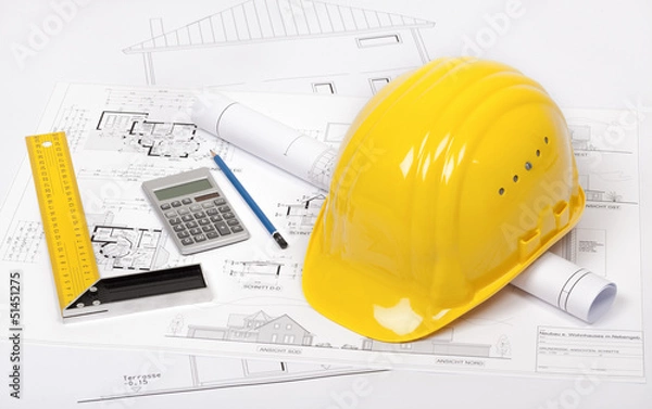 Obraz Hausbau Planung