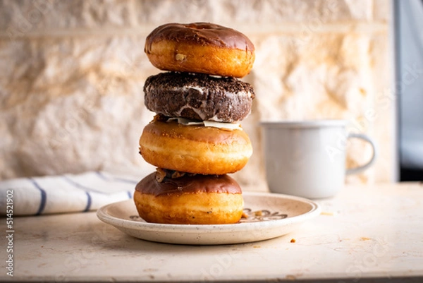 Obraz donuts on a plate