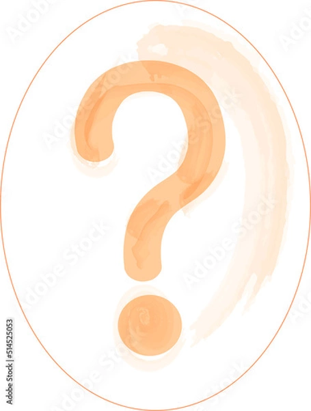 Fototapeta question mark icon