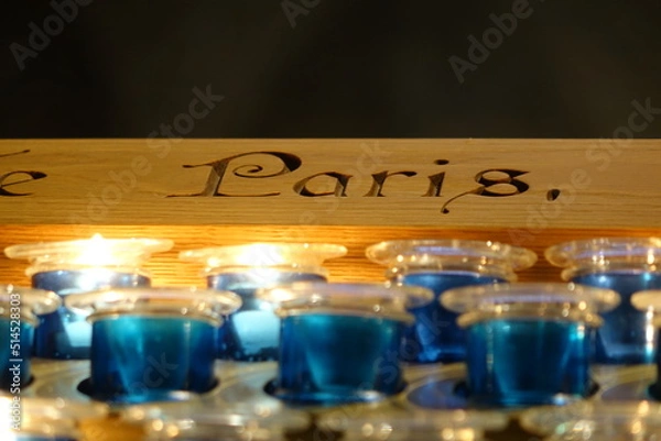 Obraz NOTRE DAME PARIS WRITE AND CANDLES