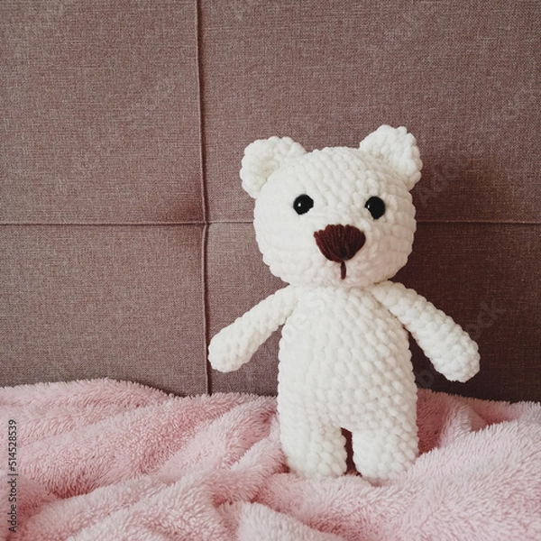 Obraz teddy bear with a gift