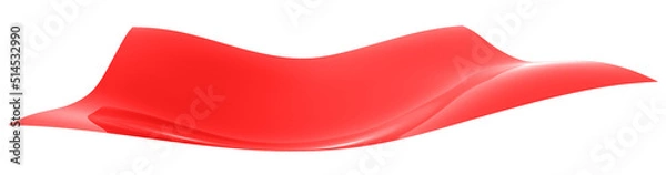 Fototapeta patterned wavy backdrop and white background