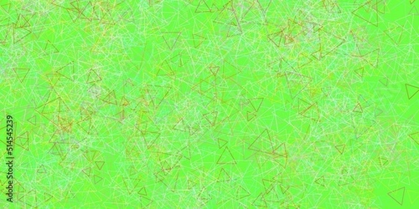 Fototapeta Light Multicolor vector layout with triangle forms.