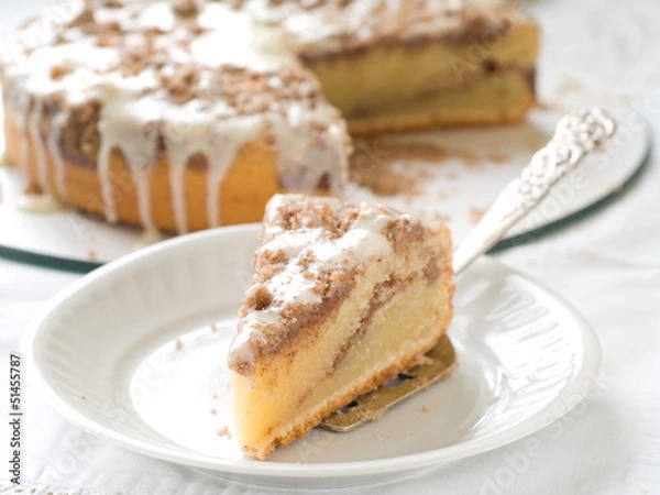 Fototapeta Yogurt coffee cake