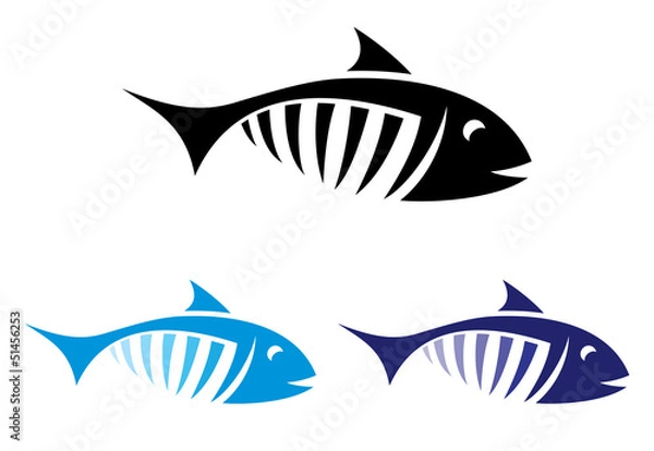 Fototapeta fish symbol
