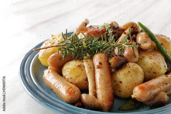 Obraz 美味しそうなジャーマンポテト（ドイツ料理）