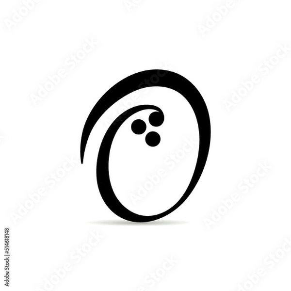 Obraz Lettermark design.