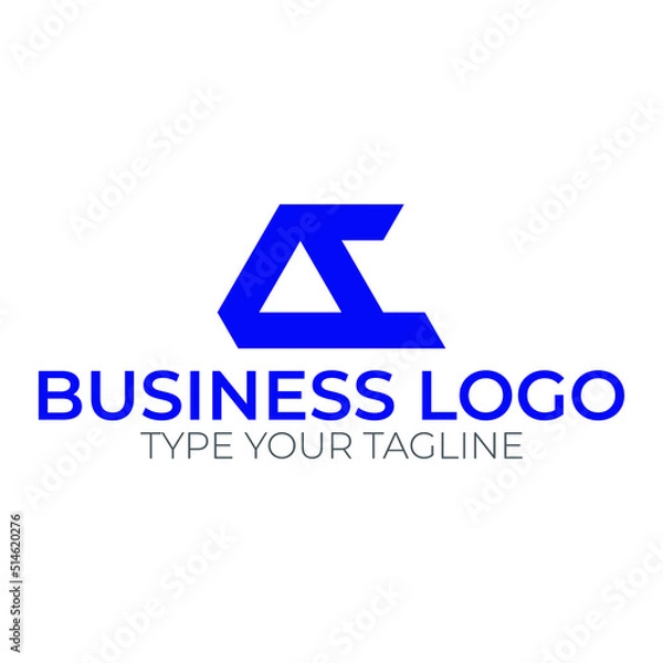 Fototapeta creative modern typography and monogram logo design
