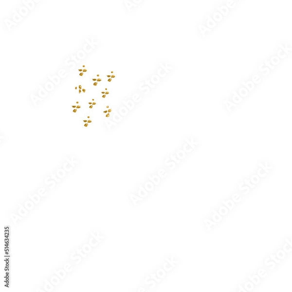 Fototapeta Isolated transparent background png gold element for graphic design
