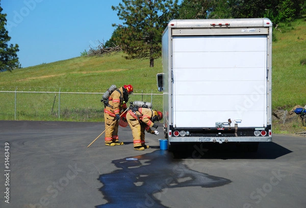 Obraz Haz Mat Entry