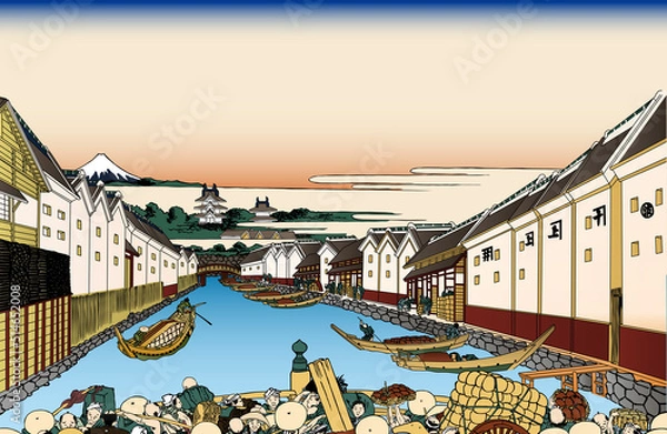 Obraz 江戶日本橋