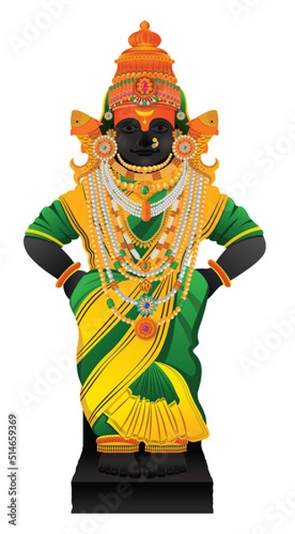 Obraz Rukmini Goddess illustration