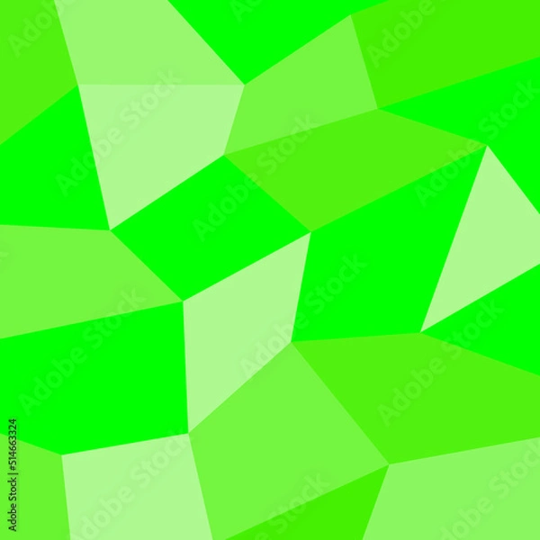 Fototapeta Green polygon background & textures