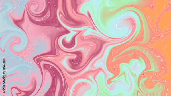 Obraz abstract colorful background, blending paints