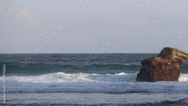 Obraz waves on the rocks