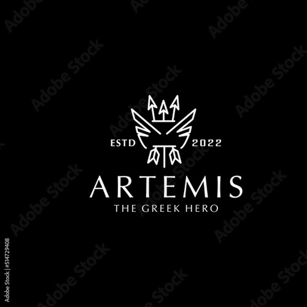 Obraz Artemis logo icon design vector 
