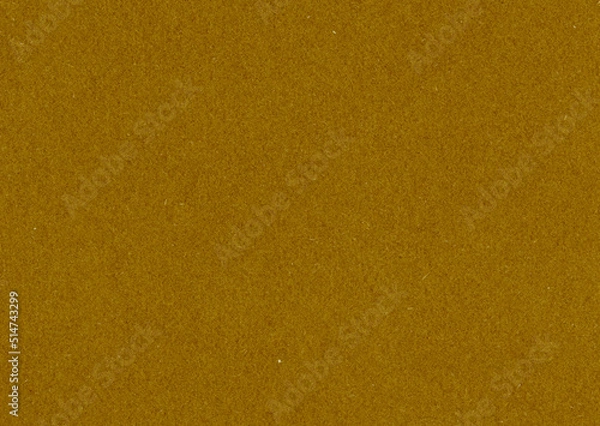 Fototapeta High quality scan large image close up of an recycled sand brown cardboard paper texture background fine, smooth, soft  fiber grain with copyspace for text for mockup or wallpaper