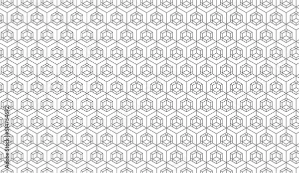 Fototapeta Geometric pattern seamless. Trendy design vector background for web backdrop or paper print.