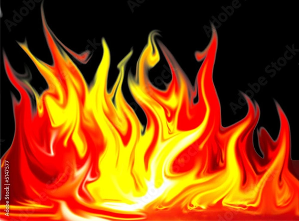 Fototapeta flames background