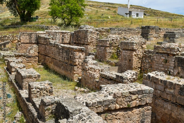 Fototapeta the ruins of a roman civilization in Cuenca, Spain