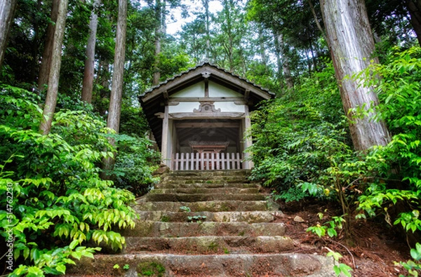 Fototapeta 滋賀県近江八幡市「姨綺耶山 長命寺」の咜枳尼天尊のお社