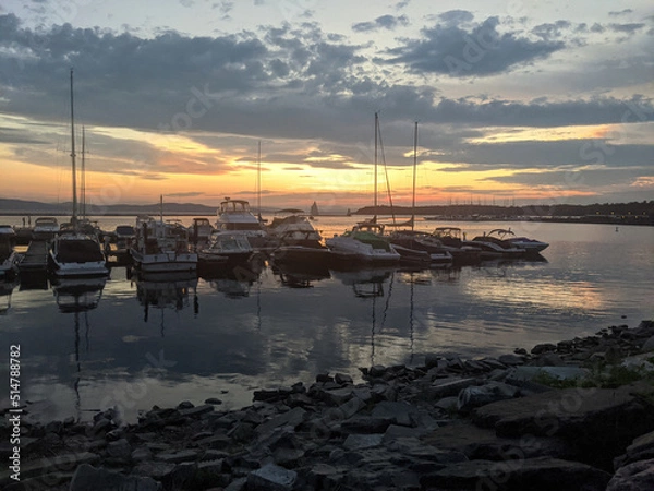 Obraz Sunset in Burlington, VT