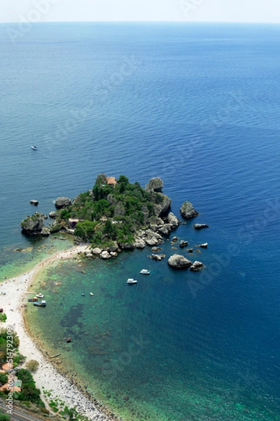 Fototapeta Isola Bella high angle view