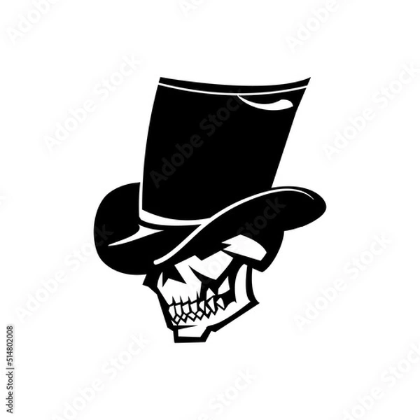 Obraz skull and hat