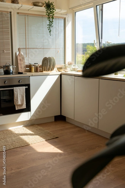 Obraz Kitchen interior with dishes