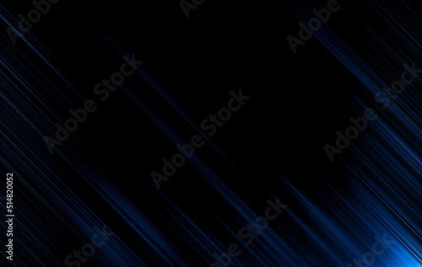 Obraz abstract blue and black are light pattern with the gradient is the with floor wall metal texture soft tech diagonal background black dark clean modern.