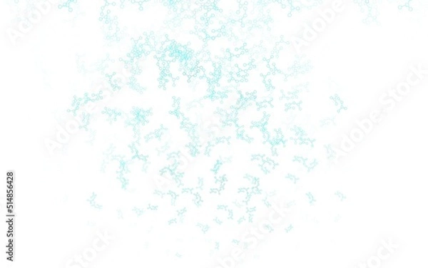 Obraz Light Green vector texture with artificial intelligence concept.