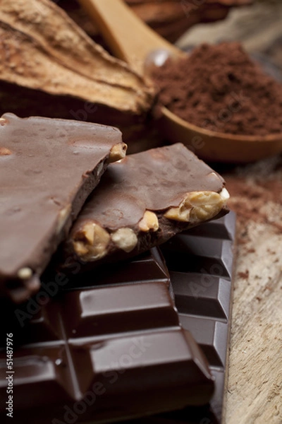 Obraz chocolate tablets