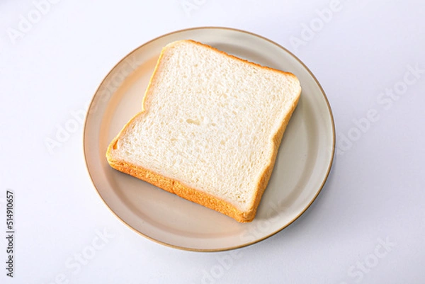 Obraz 皿にのった食パン