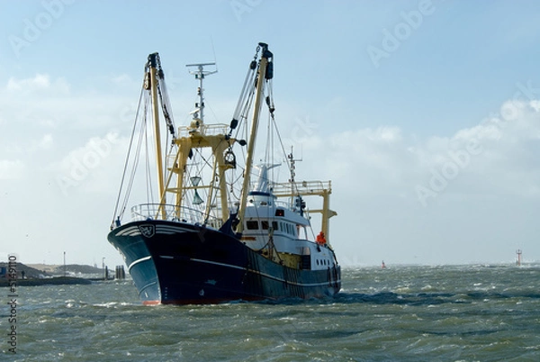 Obraz statek rybacki