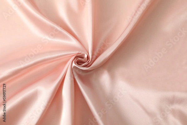 Obraz シルクの布　ピンク