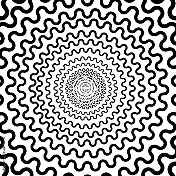 Obraz black and white pattern