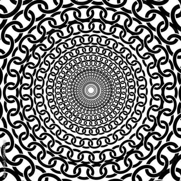 Obraz black and white pattern