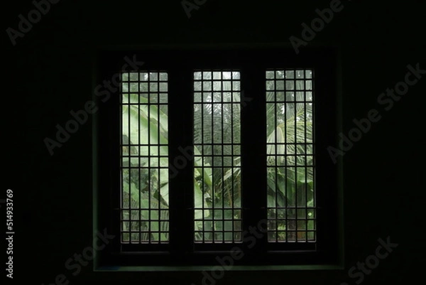 Obraz A window in a dark room