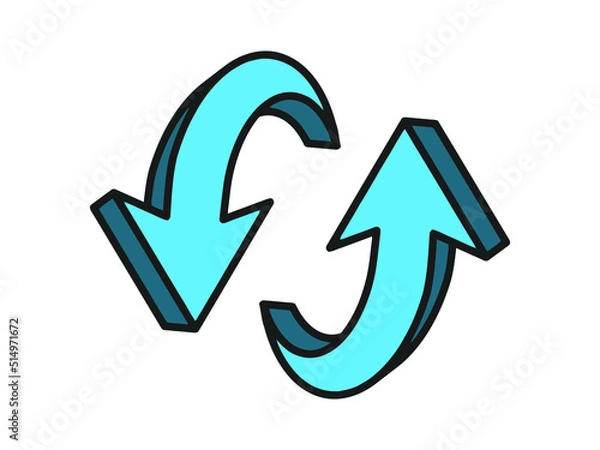 Fototapeta Free Arrow Icon Vector