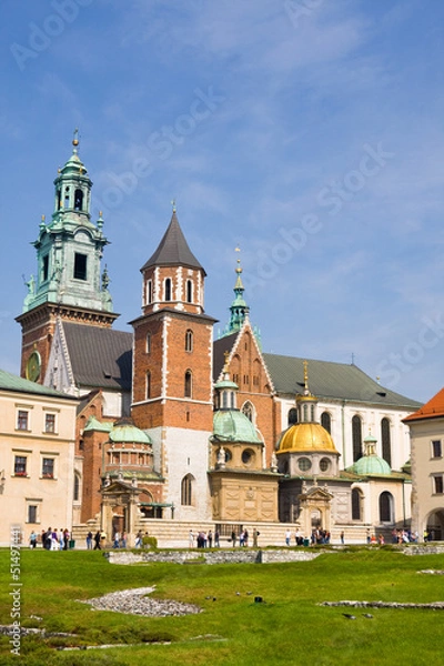 Obraz Cathedral at Wawel castle, Krakow, Poland