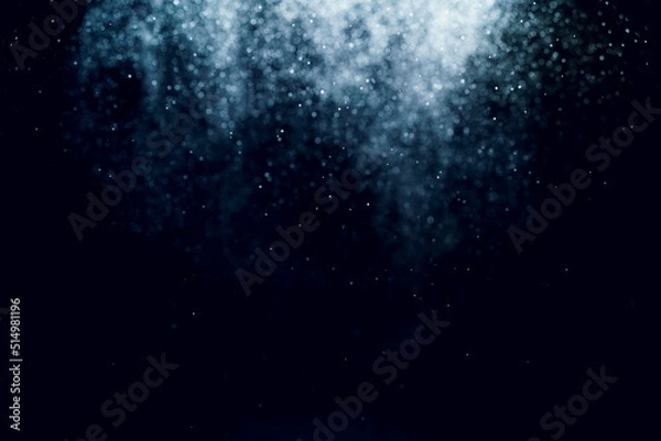 Obraz Dark blue bokeh glitter texture backgrounds