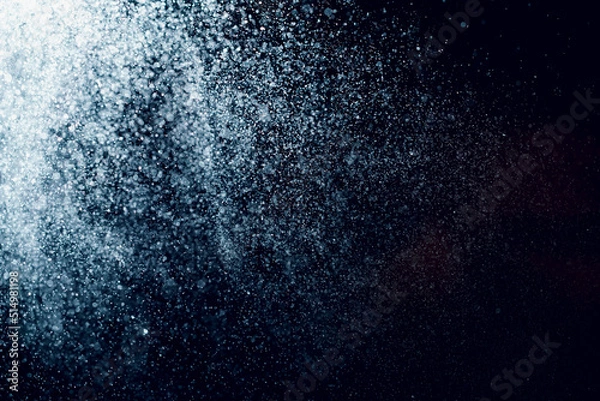 Obraz Dark blue bokeh glitter texture backgrounds