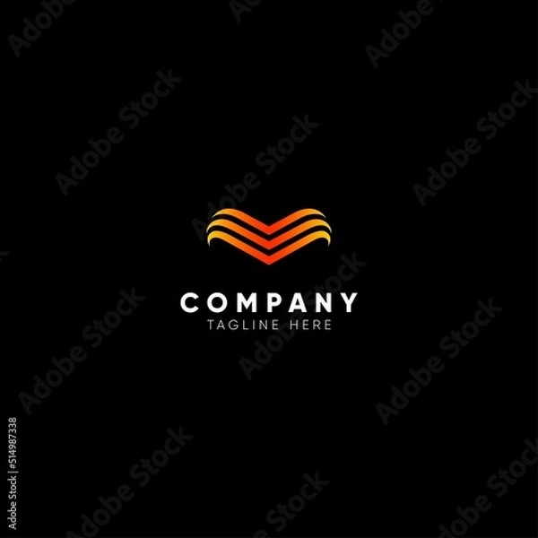 Fototapeta Simple and creative logo design.