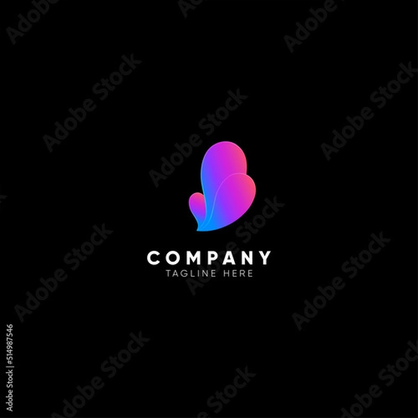 Fototapeta Simple and creative logo design.