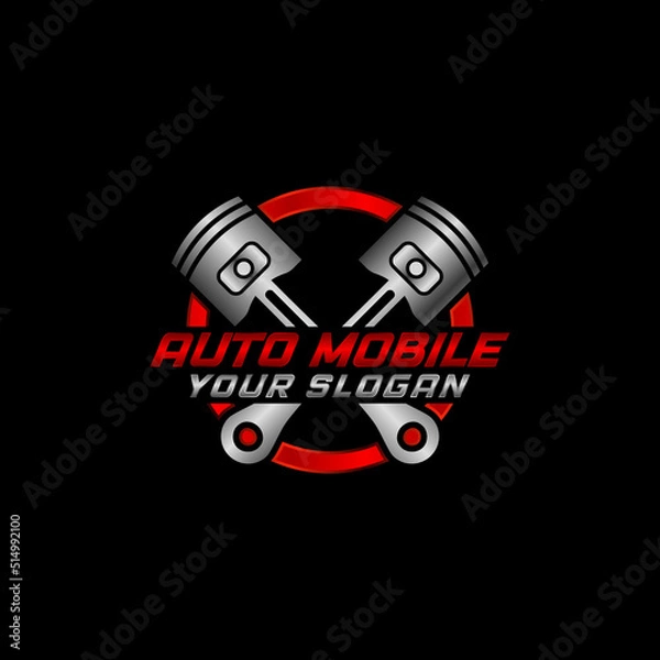 Obraz High speed garage illustration vector