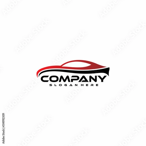Obraz auto vector design, car concept automotive topics vector logo design template