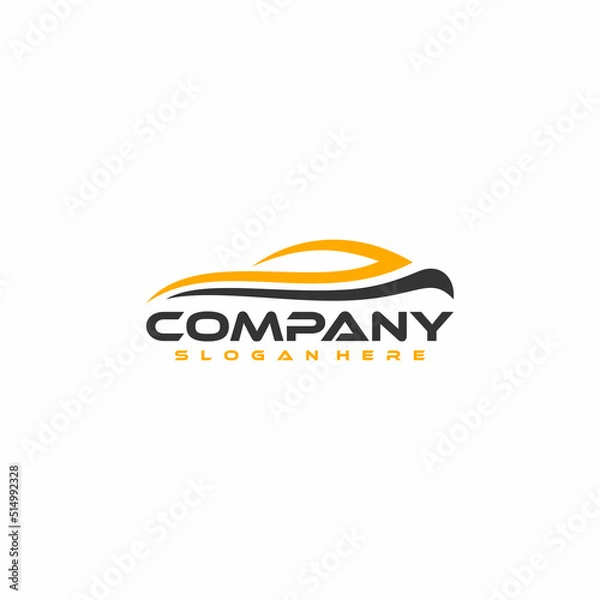 Obraz auto vector design, car concept automotive topics vector logo design template