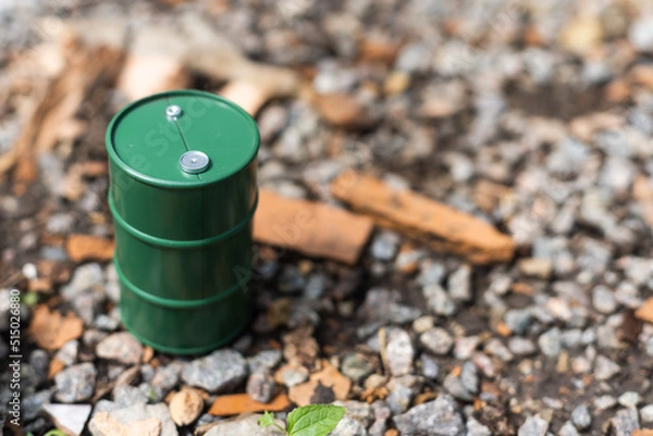 Obraz toy barrel on the ground