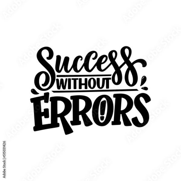 Obraz Hand drawn motivation lettering phrase in modern calligraphy style. Inspiration slogan for print and poster design. Vector